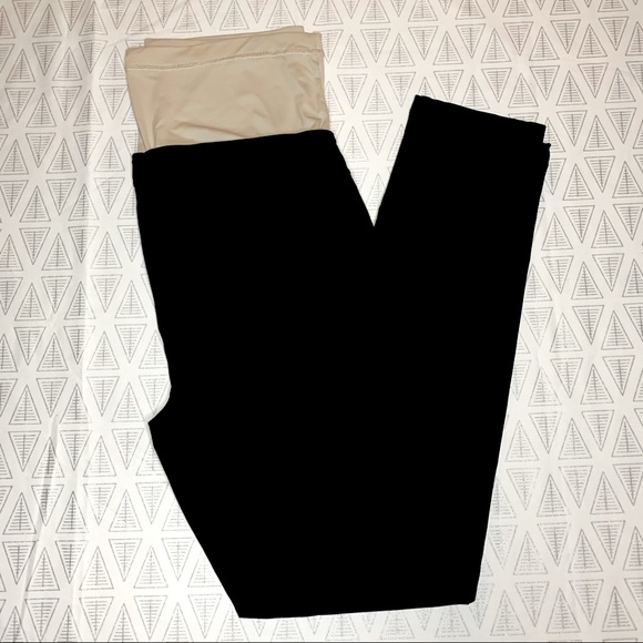 stork & babe Pants - Ankle-length full panel slacks | Stork & Babe sz L